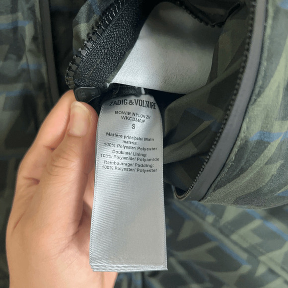 Zadig & Voltaire Puffer Jacket Womens Small Zendaya Style Streetwear Scandi - Picture 11 of 12